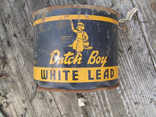 Dutch Boy white lead paint